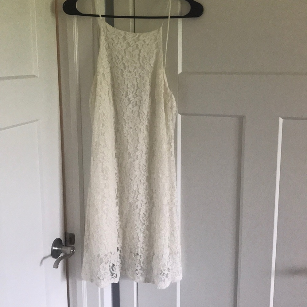 White bachelorette dress